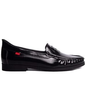 NWT  Marc Joseph women’s Hands-Free Slip-On Black Patent Comfort Penny Loafers 8
